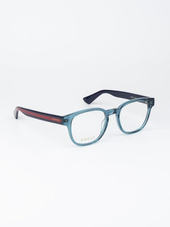 Gucci Women Eyeglasses Transparent Blue Square GG0927O 006 NEW AUTHENTIC main image 7